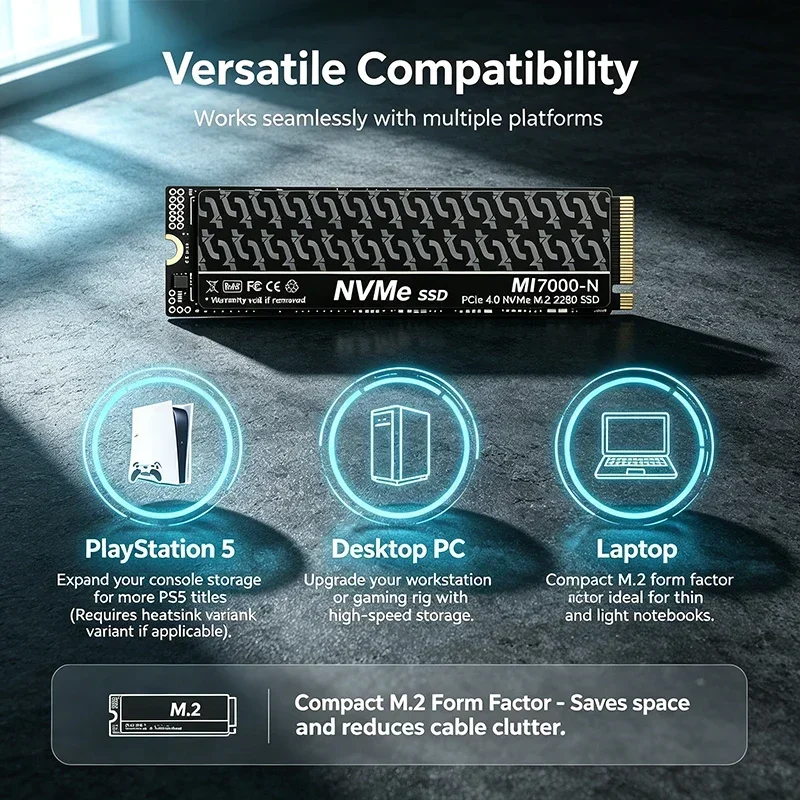 MI7000N M.2 PCIe 4.0 NVMe SSD  - M.2 Nvme 4Tb Pcie 4.0 Ssd incelemesi ve fiyatı