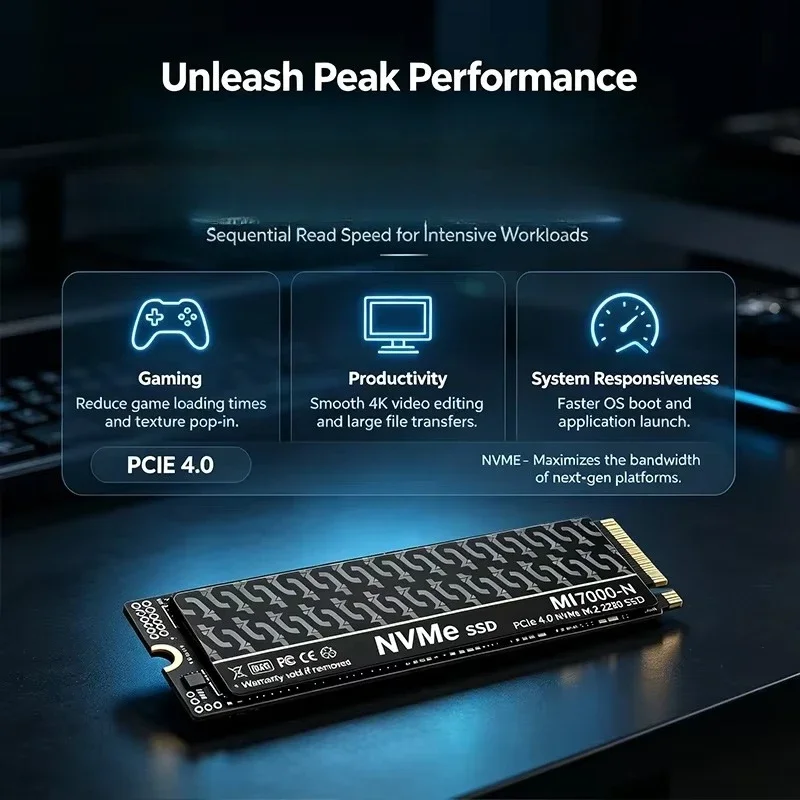 MI7000N M.2 PCIe 4.0 NVMe SSD  - M.2 Nvme 4Tb Pcie 4.0 Ssd incelemesi ve fiyatı