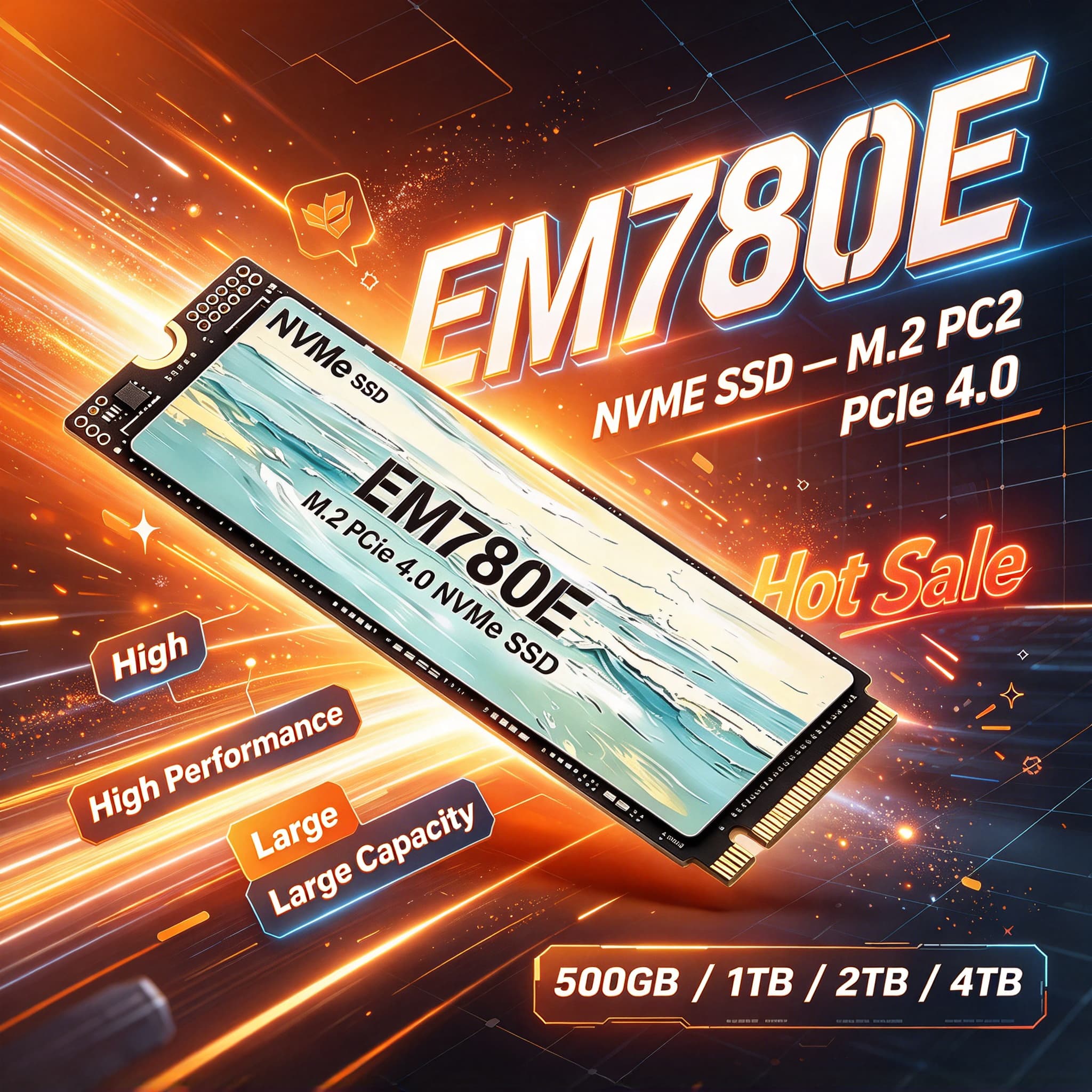 EM780E M.2 NVMe PCIe 4.0 SSD 5 - M.2 Nvme 4Tb Pcie 4.0 Ssd incelemesi ve fiyatı