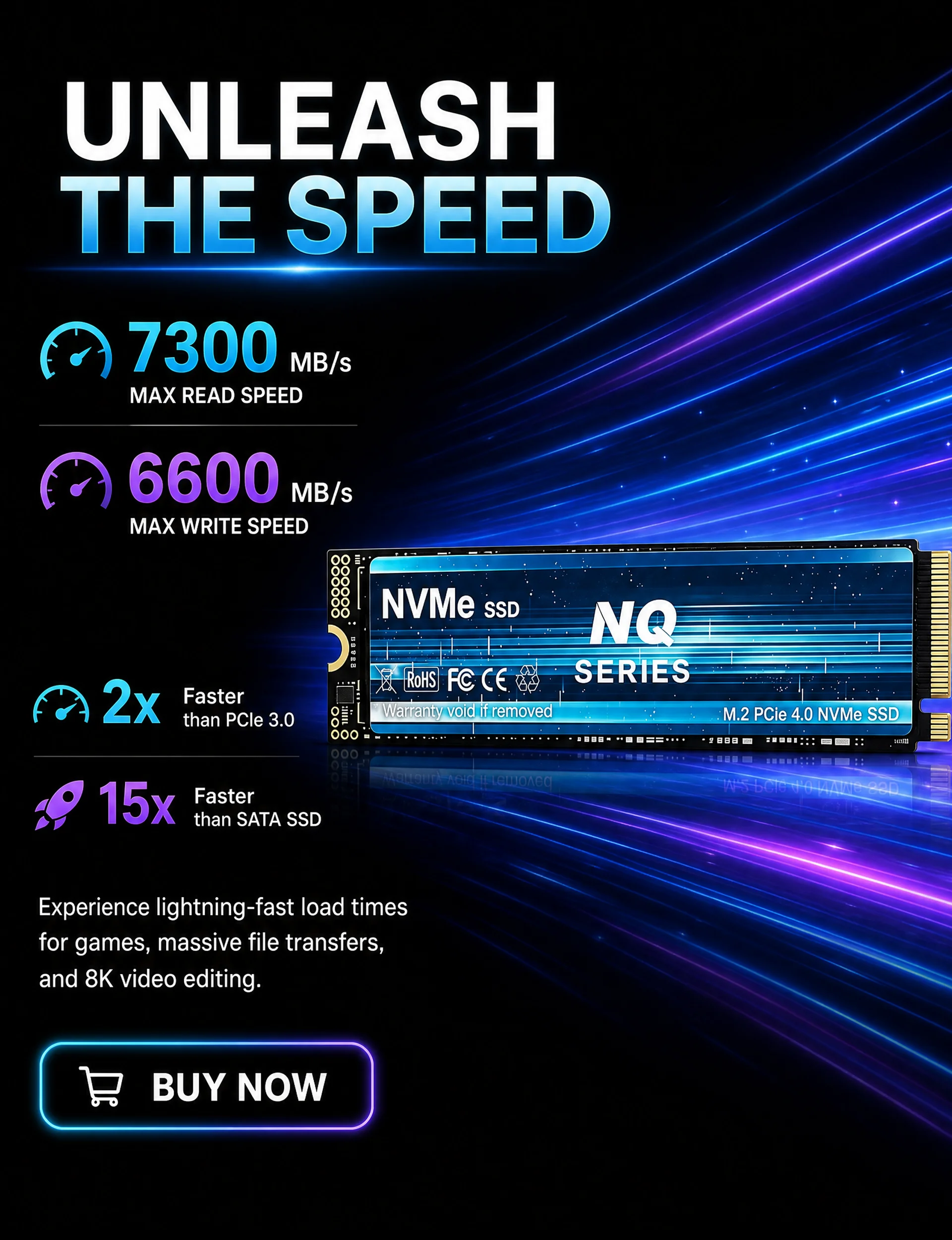 Dahili Sürücü NQ Serisi NVMe S - M.2 Nvme 4Tb Pcie 4.0 Ssd incelemesi ve fiyatı