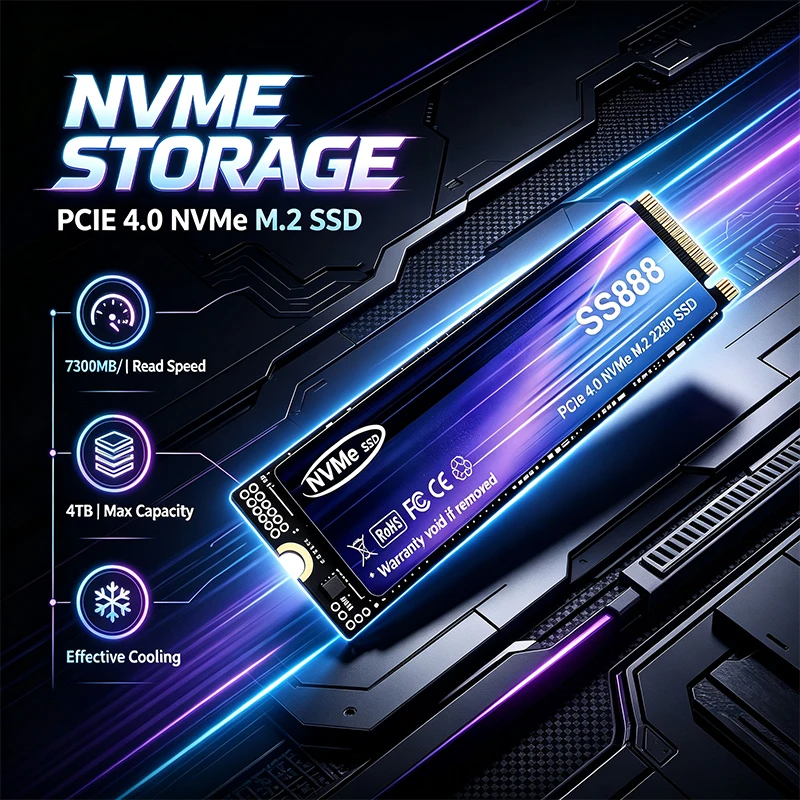 SS888 M.2 NVMe PCIe 4.0 SSD 73 - M.2 Nvme 4Tb Pcie 4.0 Ssd incelemesi ve fiyatı