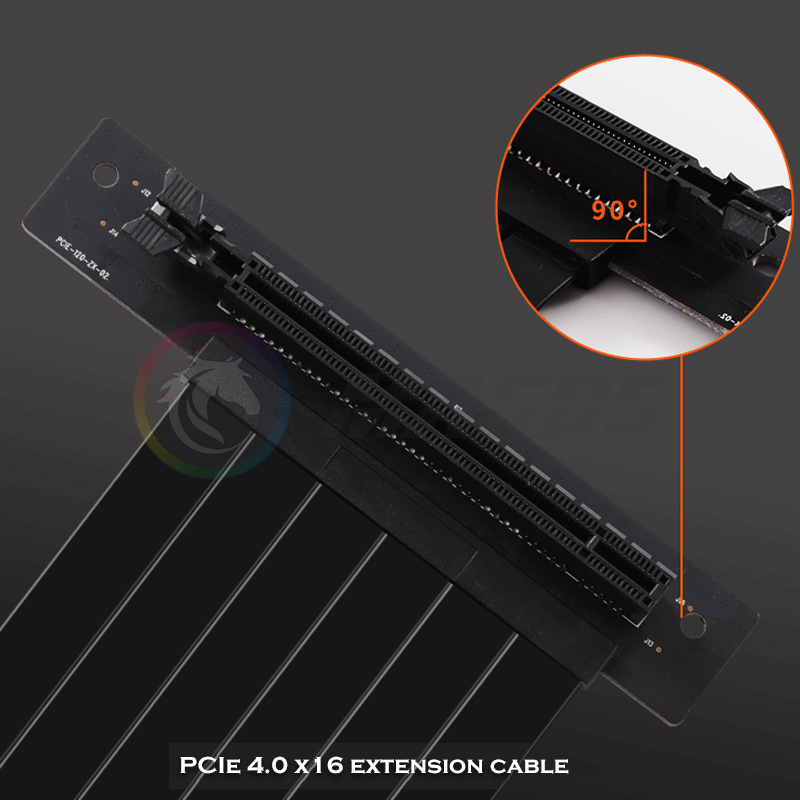 PCIE 4.0 X16 Yükseltici Kablo  - Pcie 4.0 X16 Riser Cable 90 Degree incelemesi ve fiyatı