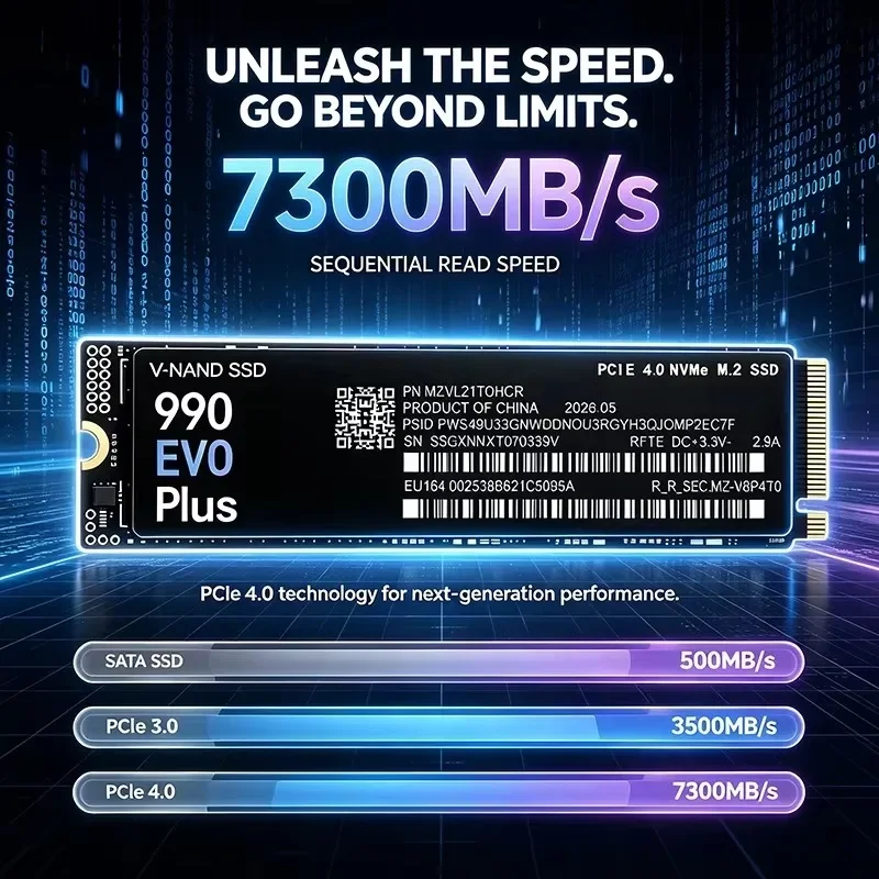 YENİ 990 EVO Plus M.2 2280 NVM - M.2 Nvme 4Tb Pcie 4.0 Ssd incelemesi ve fiyatı