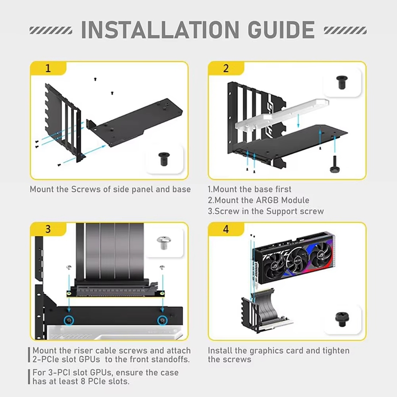 ● PCI-E 4.0 X16 yükseltici kab - Pcie 4.0 X16 Riser Cable 90 Degree incelemesi ve fiyatı