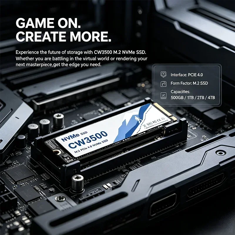 CW3500 NVMe SSD, 7300 MB/s hız - M.2 Nvme 4Tb Pcie 4.0 Ssd incelemesi ve fiyatı