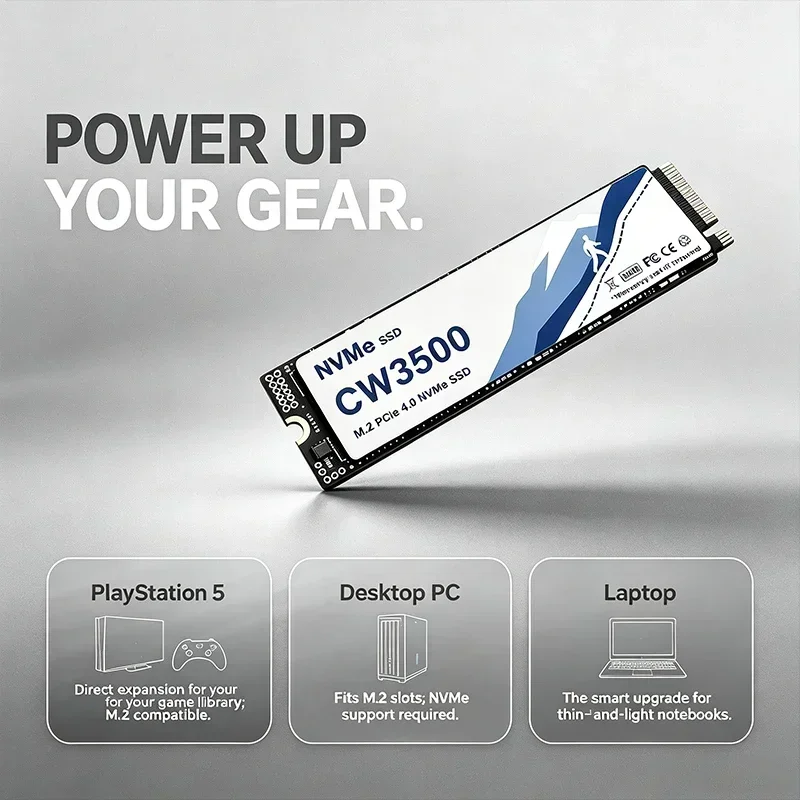 CW3500 NVMe SSD, 7300 MB/s hız - M.2 Nvme 4Tb Pcie 4.0 Ssd incelemesi ve fiyatı