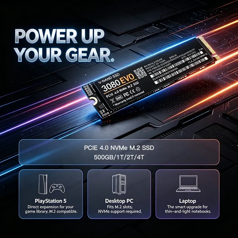 3080 EVO 1TB 2TB 4TB M.2 NVMe  - M.2 Nvme 4Tb Pcie 4.0 Ssd incelemesi ve fiyatı