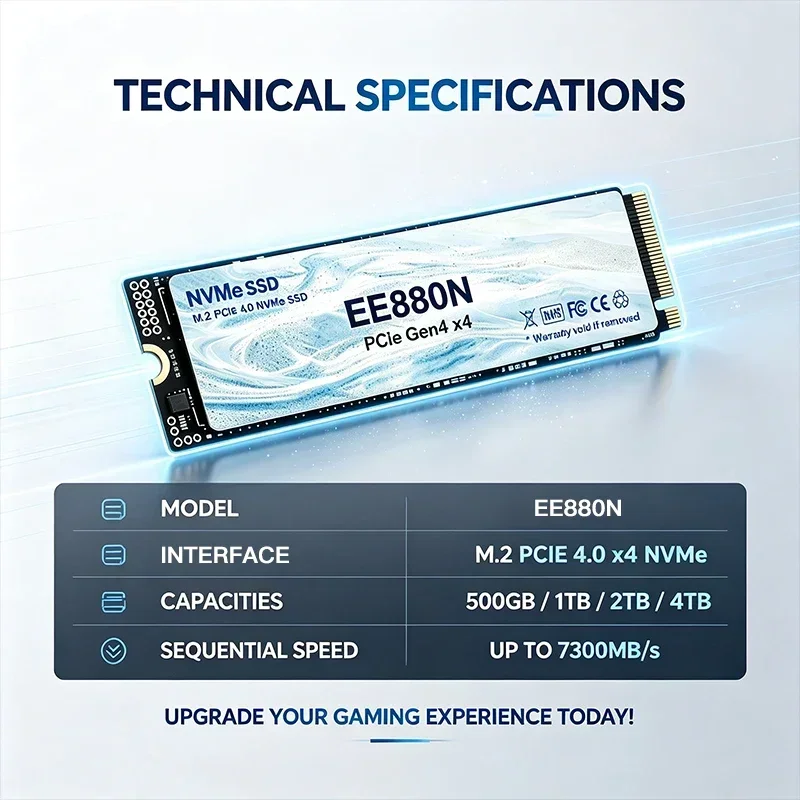 2026 Yeni EE880N Yüksek Hızlı  - M.2 Nvme 4Tb Pcie 4.0 Ssd incelemesi ve fiyatı